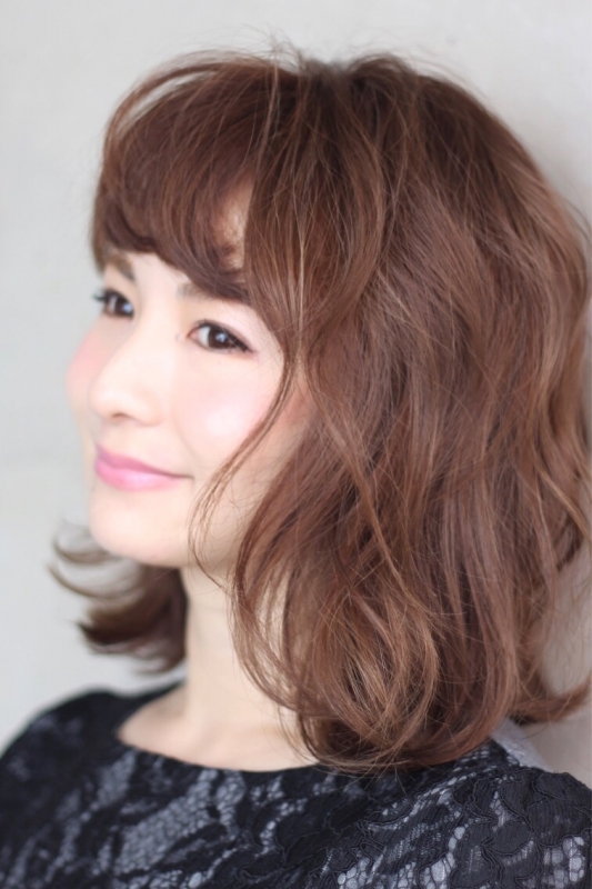 若く見える髪型　透明感カラーボブ/横浜元町美容院ラムデリカ