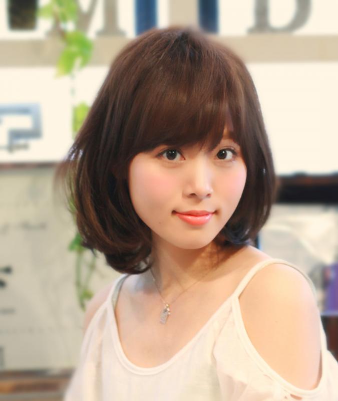若く見える髪型　女子アナ風ボブ/横浜美容院ラムデリカYUKA